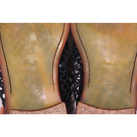 Paul Smith Oxblood Captoe Netted Oxford Leather Dress Shoes Eu 43 - US 10 - Picture 11 of 13